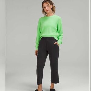 Lululemon Softreme HR Straight Leg Crop Black Charcoal Black Women’s 6